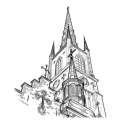 church sketch
