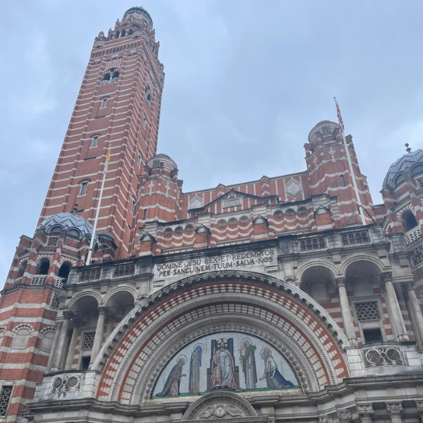 The exterior of Westminster Cathedral