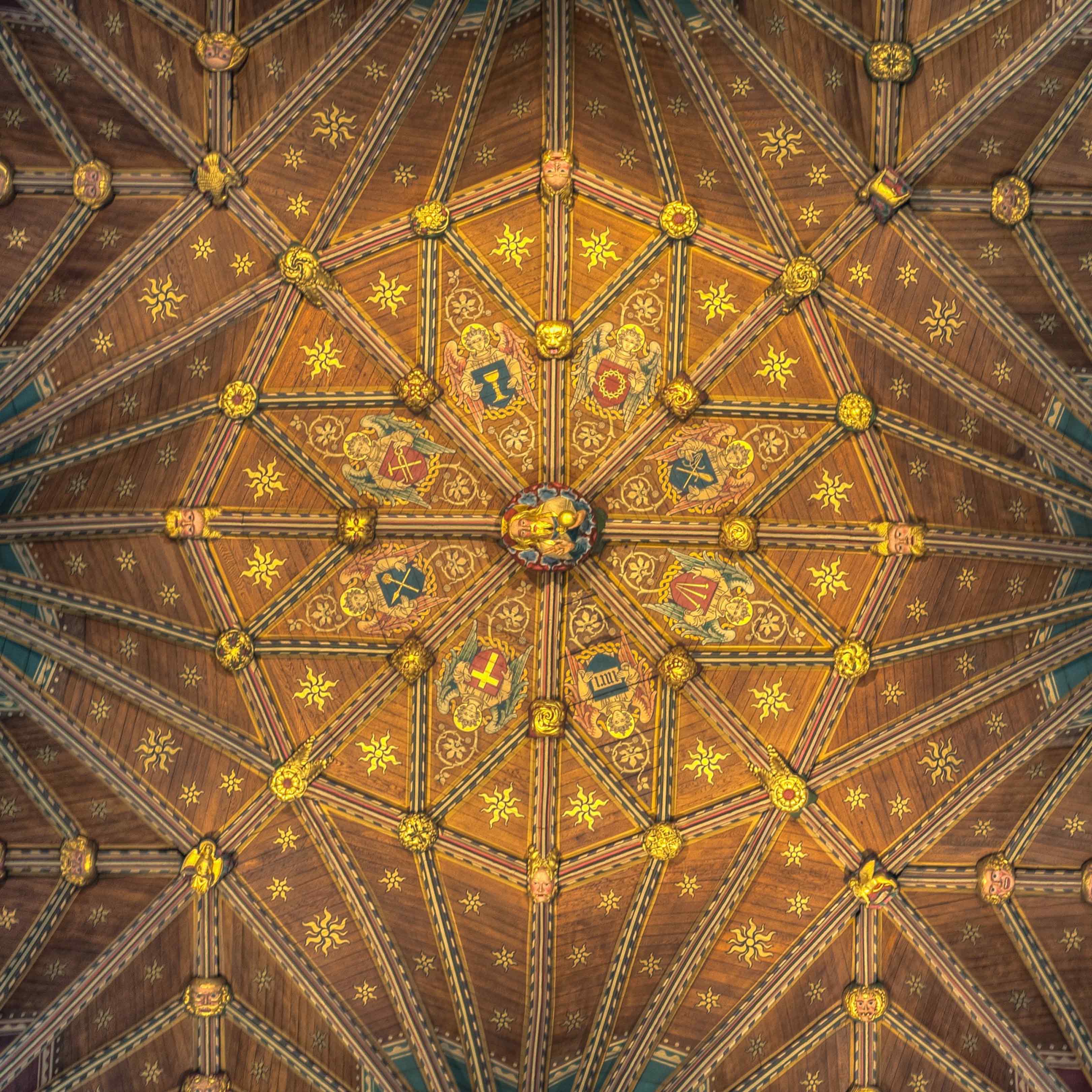 Peterborough Cathedral ceiling
